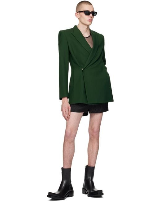 Egonlab Green Ssense Exclusive Blazer for men