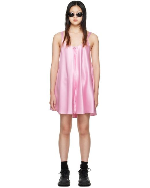 we11done Red Knotted Minidress