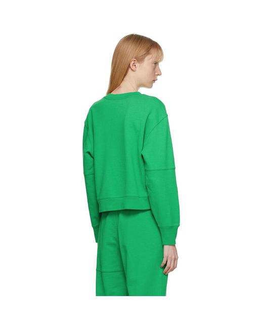 FRAME Green Mixed Sweatshirt