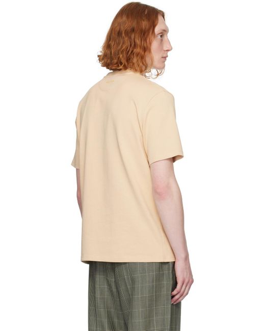 Paul Smith Natural Beige Laurel T-shirt for men