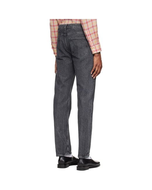 STEFAN COOKE Blue Braided Jeans for men