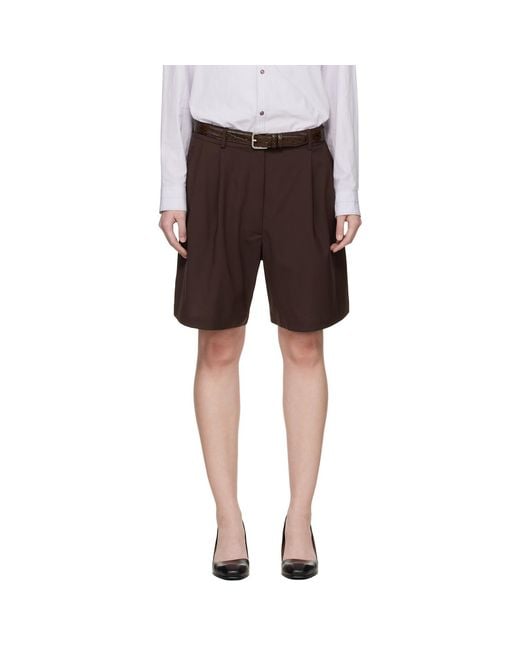 Cordera Black Tailored Bermuda Shorts