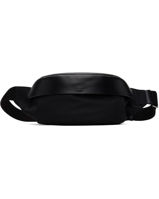 Moyen sac-ceinture noir à rabat Jil Sander pour homme en coloris Black