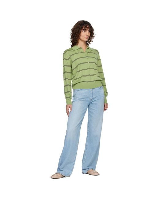 Citizens of Humanity Blue Annina Straight Leg Jeans