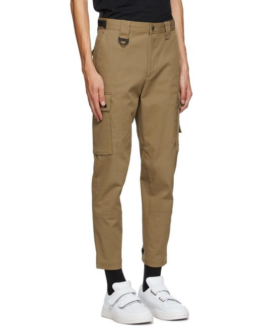 DIESEL Cotton Tan P-freddy Cargo Pants 