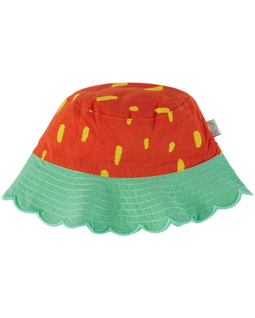 Stella McCartney Green Baby & Strawberry Bucket Hat