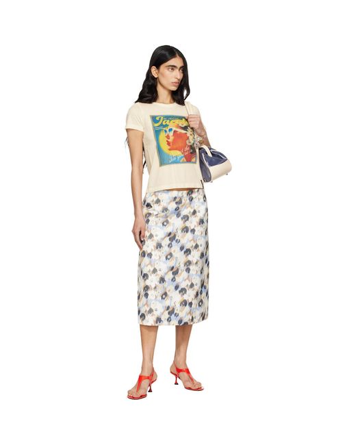 Marc Jacobs White Off- Sun Poster Femme T-Shirt