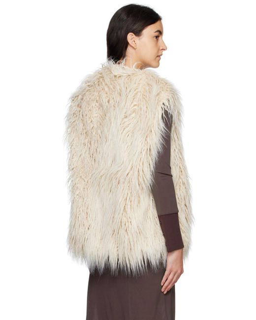 Halfboy Multicolor Off- Eco Fur Vest