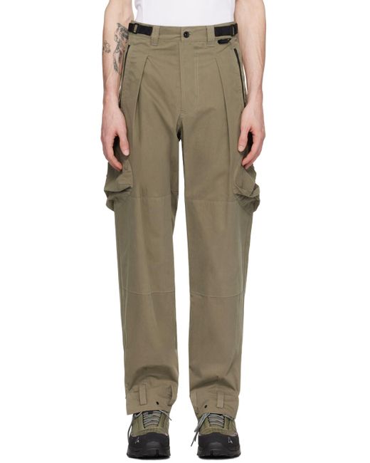 Hyein Seo Green Military Cargo Pants for men