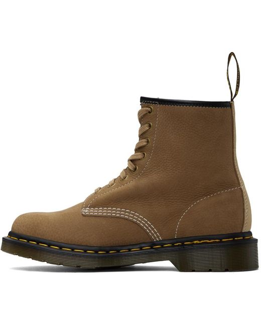 Dr. Martens Brown Tan 1460 Lace-up Boots for men