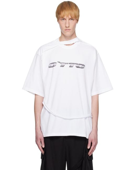 OTTOLINGER White Oversized Flap T-Shirt for men