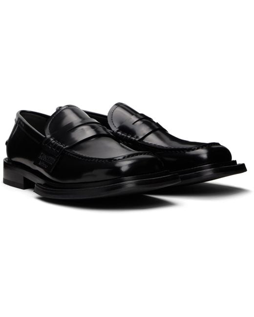 Moschino Black Berlin Loafers for men