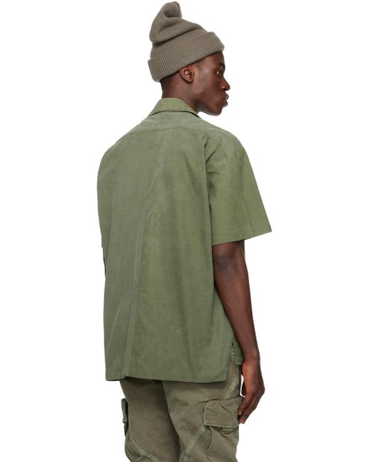 Chemise tent kaki Greg Lauren pour homme en coloris Green