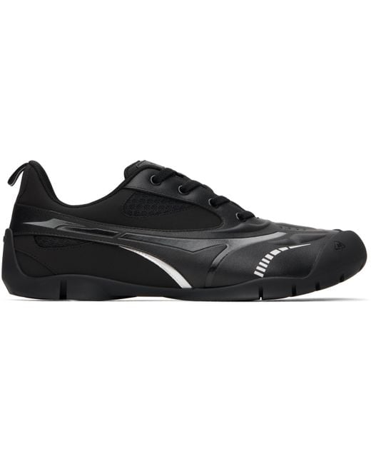 untitlab Black Swift Trek Sneakers for men