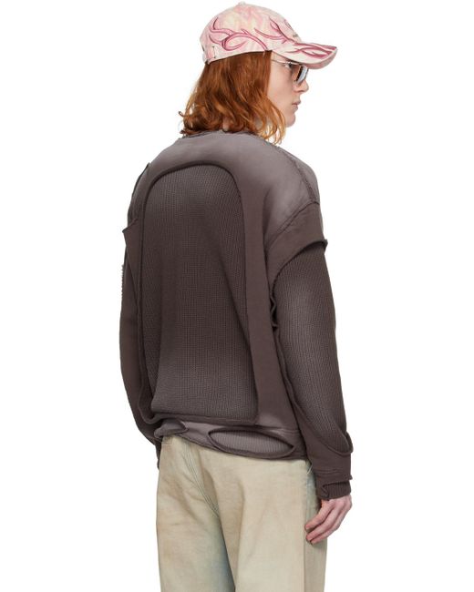 DIESEL Brown K-osbert Sweater for men