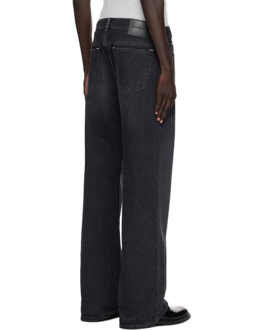 メンズ Acne ブラック 2021M レギュラーフィット ジーンズ Black
