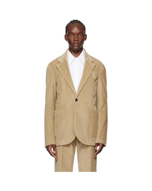 Bottega Veneta Natural Single-breasted Blazer for men