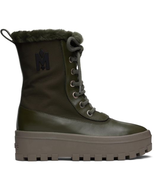 Mackage Green Khaki Hero-M Boots for men