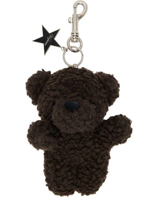 VAQUERA Black Teddy Bear Keychain