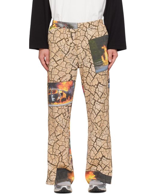 Perks And Mini Natural Cracked Earth Trousers for men
