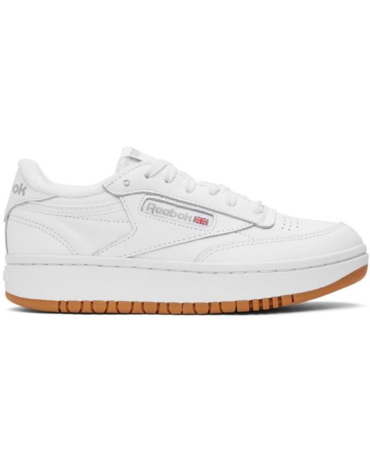 Reebok Black White Club C Double Sneakers