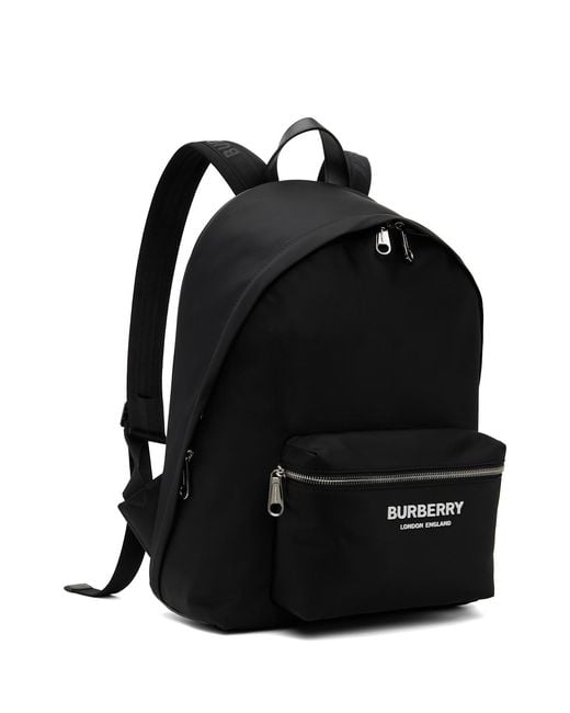 Burberry Black Nylon Backpack for men