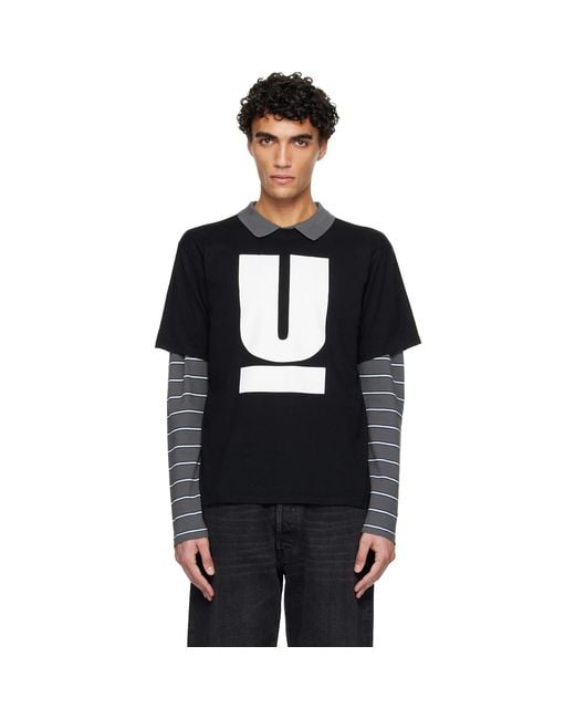 Undercover Black Ub0D3801 T-Shirt for men