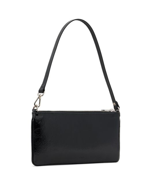 Courreges Black Zipped Naplack Pouch