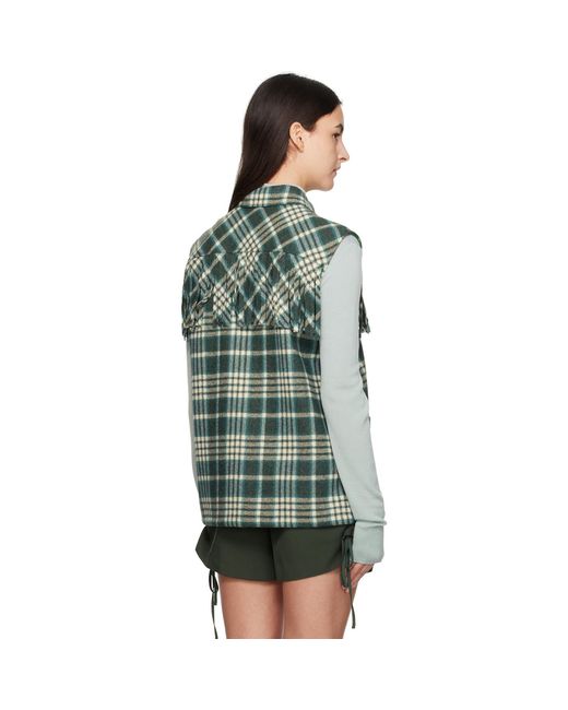 Weekend by Maxmara Green Khaki Colle Vest