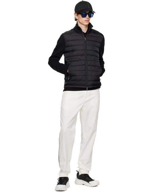 Moncler Black Quilted Down Jacket for men