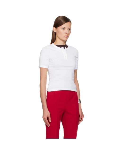 Flore Flore Red Jess Henley