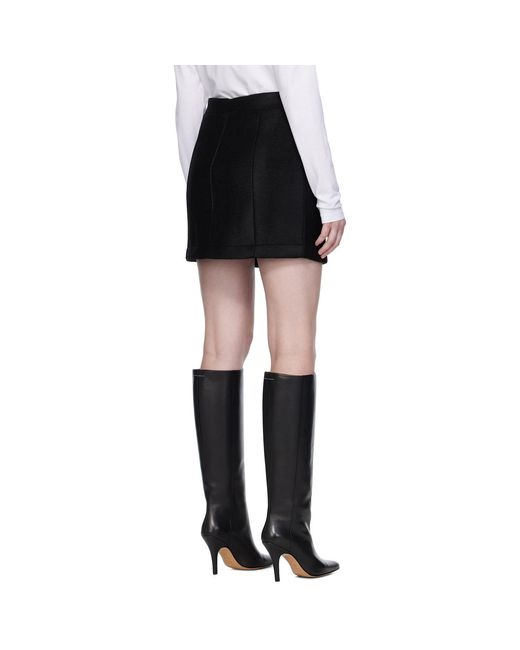 A.P.C. Black Julie Miniskirt