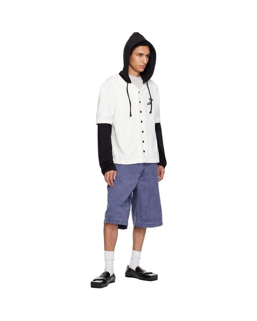 Jacquemus Blue 'The Pastro De-Nïmes' Shorts for men