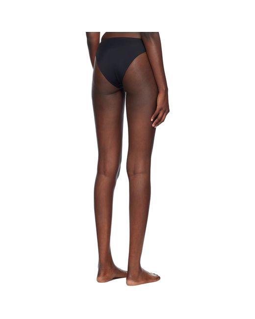Magda Butrym Black High Leg Bikini Bottom