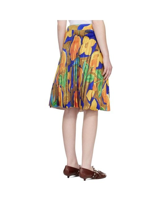 Abra Black Trompe L'Oeil Midi Skirt