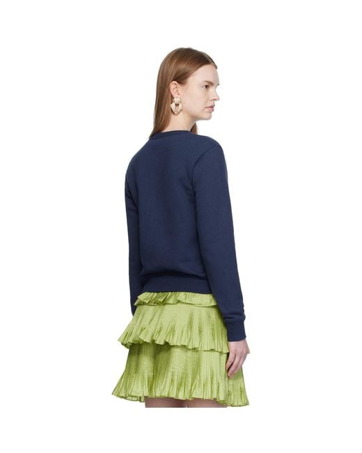 Valentino Blue 'Le Chien De La Maison' Sweatshirt