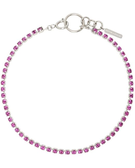 Justine Clenquet Pink Ssense Exclusive Kelsey Choker