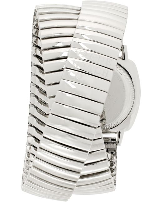 メンズ TAKAHIROMIYASHITA The Soloist シルバー Vague Watch Co.エディション Coussin エクステンション ダブルベルト 腕時計 Natural