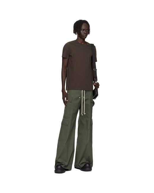 Rick Owens Black Concordians Short Level T-Shirt for men