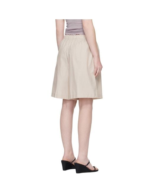 Baserange Natural Claude Shorts