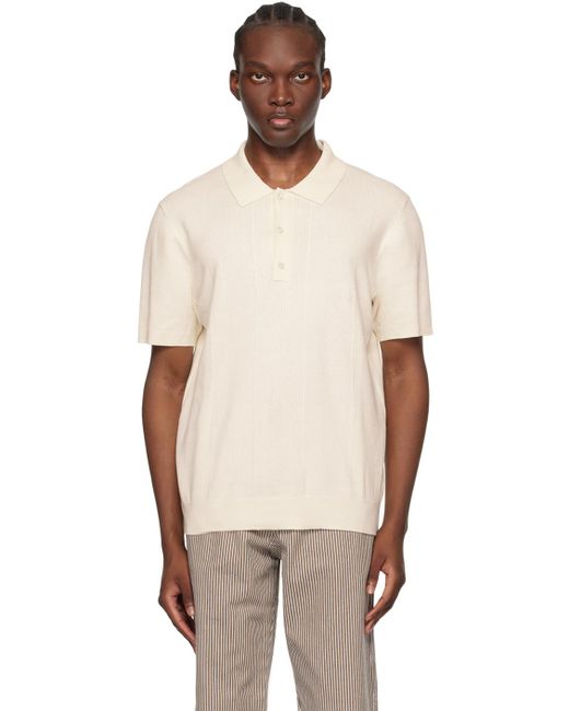 Saturdays NYC White Off- Jahmad Polo for men