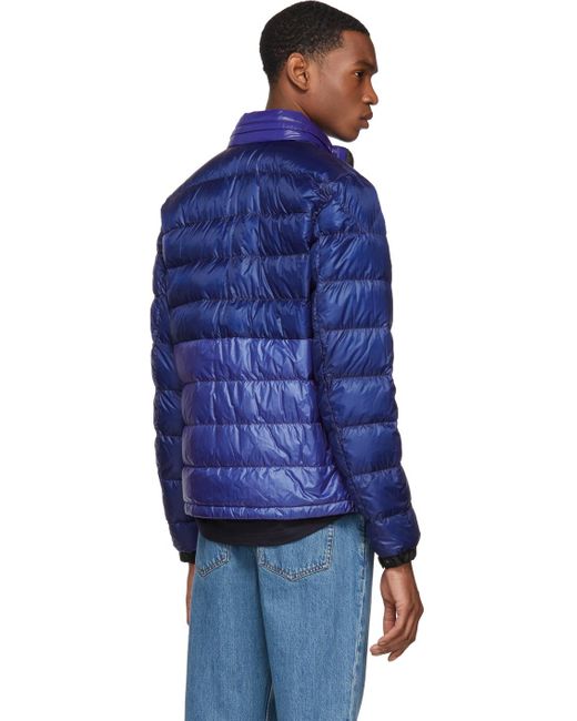 Moncler Synthetic Ssense Exclusive Down Aimar Jacket in Blue for Men | Lyst  Canada