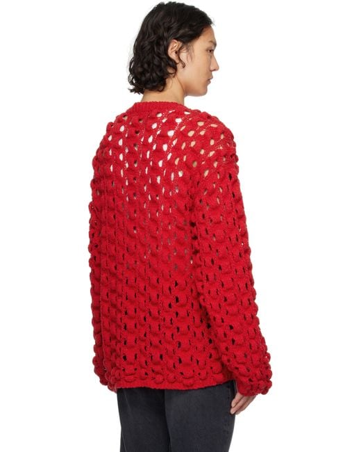 メンズ Séfr レッド Renauld セーター Red