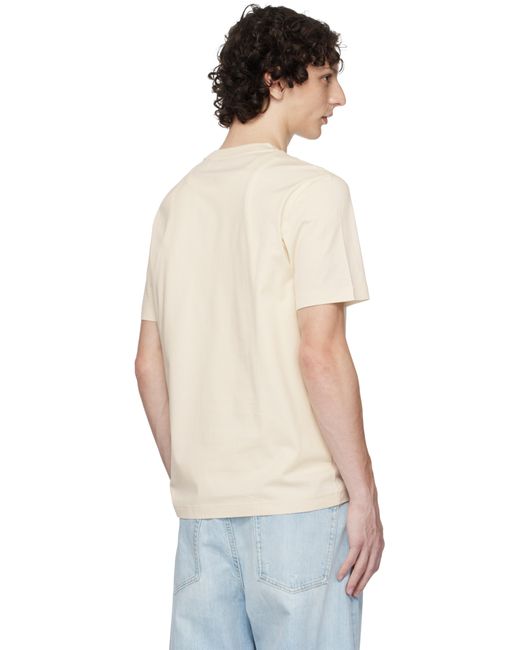 T-Shirt En Jersey De Coton À Logo Imprimé Boss pour homme en coloris Black