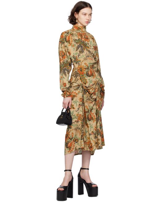Mini sac yasmine noir en moiré Vivienne Westwood en coloris Black