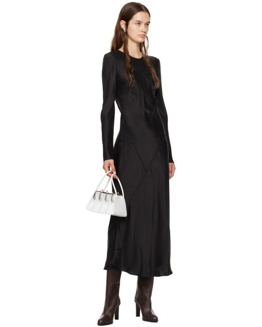 white puff sleeve dress long sleeve Simple Mermaid Satin Wedding Dress with Puffy Sleeves