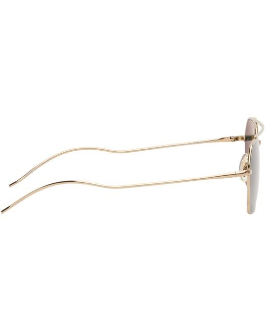 Oliver Peoples Black Tk-15 Sunglasses for men
