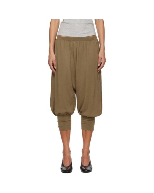 Paloma Wool Green Khaki Cofre Lounge Pants