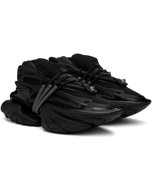 Balmain Black Sneakers Unicorn for men