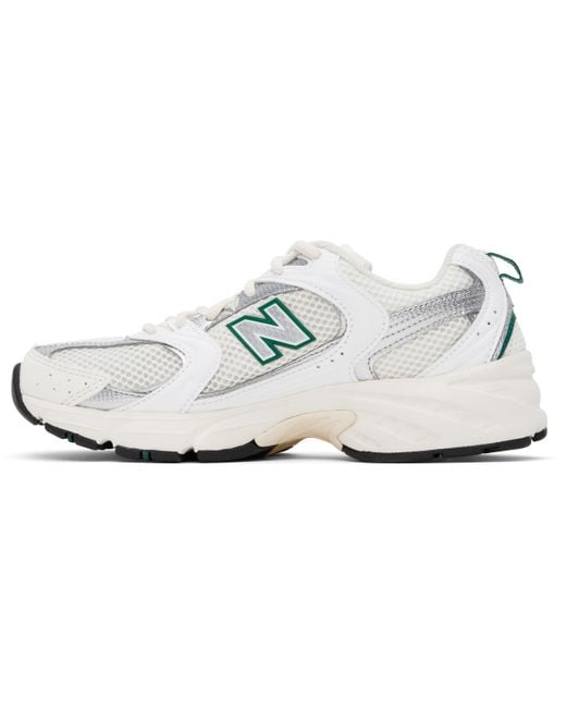 New Balance オフホワイト 530 スニーカー Black